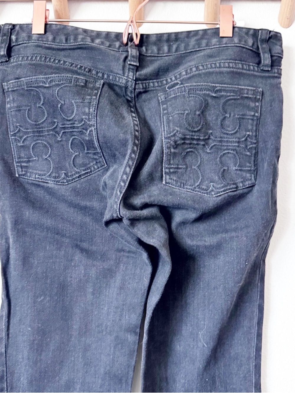 Tory Burch Black Super Skinny Jeans - Picture 6 of 12